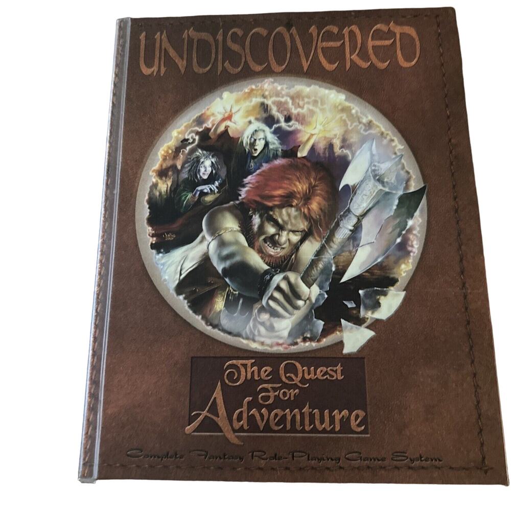 Undiscovered: The Quest for Adventure (Core Rulebook) (Hardcover) book rpg